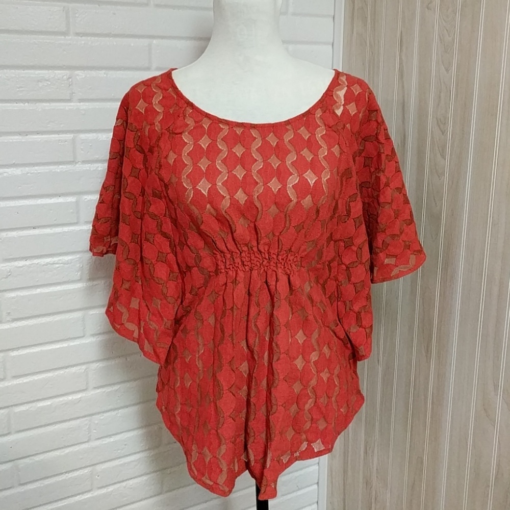 {Anthropology} The Addison Story laced top